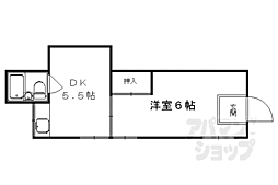みやびＨＯＵＳＥ 3階1DKの間取り