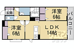 エクレール　ヴェール　シャーメゾン西院 2階/204