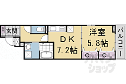 ヒカルサ京都梅津東 2階/203