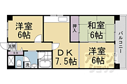 プラムタウンイマイ 3DKの間取図画像