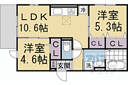 オークテラス西京極 3階/301