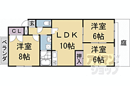 メゾンドール京ノ道 1階