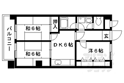 サンサーラ嵯峨野 3階