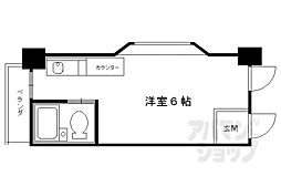 プランニングバンクビル西院 2階