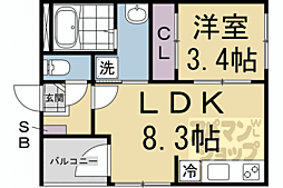 ハーモニーテラス太秦安井車道町II 1階
