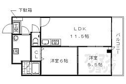 Ｄｕ四条 6階/6-G
