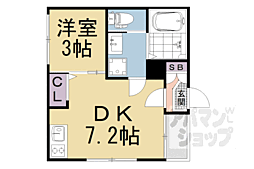 TSUBAKI 1DKの間取図画像