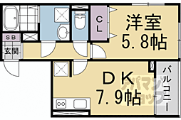 ヒカルサ京都梅津 2階/203