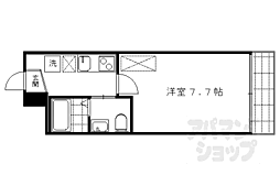 Fortuna壬生 1Kの間取図画像