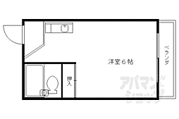 ハイツ松本 1Kの間取図画像