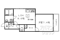 StarJ 1LDKの間取図画像