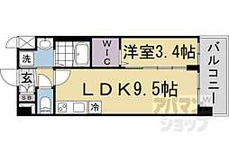 京都市営烏丸線 十条駅 徒歩4分 4階/-