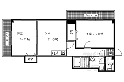 ルシェール西院 2階