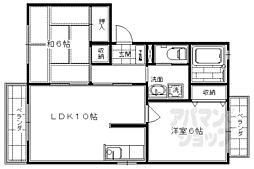 アリスプラミー 2LDKの間取図画像