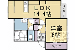 シャルマン21 1LDKの間取図画像