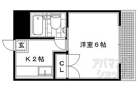 京都府京都市左京区八瀬近衛町（賃貸マンション1K・3階・18.00㎡） その2