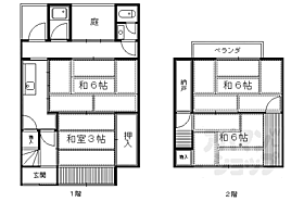 藤木町貸家 1 ｜ 京都府京都市上京区上立売堀川一丁目西入藤木町（賃貸一戸建4K・--・50.00㎡） その2