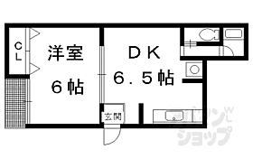 京都府京都市北区紫野南花ノ坊町（賃貸マンション1DK・1階・28.41㎡） その2