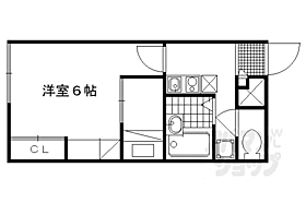 京都府京都市北区衣笠氷室町（賃貸アパート1K・1階・20.28㎡） その2