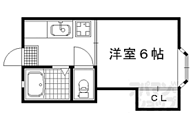 京都府京都市左京区松ケ崎井出ケ海道町（賃貸アパート1K・2階・20.28㎡） その2