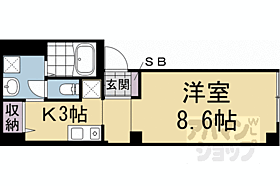 京都府京都市左京区下鴨西林町（賃貸マンション1K・4階・32.80㎡） その2