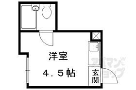 京都府京都市北区鷹峯旧土居町（賃貸マンション1R・4階・10.20㎡） その2