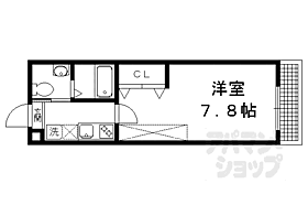 京都府京都市北区衣笠北高橋町（賃貸マンション1K・1階・22.55㎡） その2