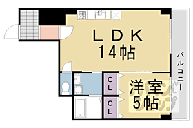 京都府京都市北区紫野西蓮台野町（賃貸マンション1LDK・3階・45.95㎡） その2