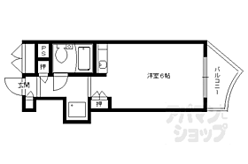 京都府京都市左京区下鴨西本町（賃貸マンション1R・3階・14.22㎡） その2