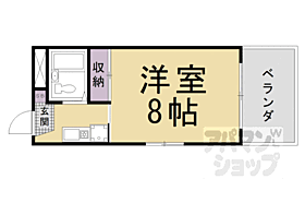 京都府京都市北区衣笠荒見町（賃貸マンション1K・5階・21.50㎡） その2