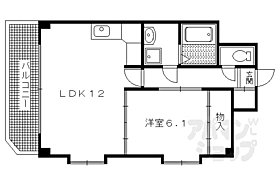 京都府京都市左京区下鴨神殿町（賃貸マンション1LDK・3階・47.30㎡） その2