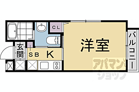 京都府京都市左京区田中西大久保町（賃貸マンション1K・4階・23.20㎡） その2