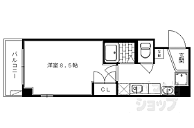 京都府京都市中京区西ノ京小堀町（賃貸マンション1K・8階・25.01㎡） その2