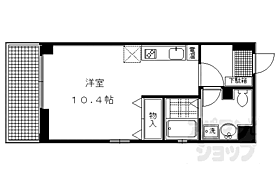 ランブラス御所西 206 ｜ 京都府京都市上京区中立売室町西入三丁町（賃貸マンション1R・2階・30.40㎡） その2