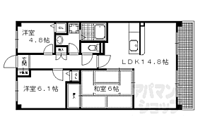 京都府京都市北区上賀茂松本町（賃貸マンション3LDK・3階・67.20㎡） その2