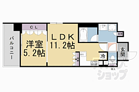 リーガル京都西陣II 404 ｜ 京都府京都市上京区堀川通寺之内上る寺之内竪町（賃貸マンション1LDK・4階・42.24㎡） その1