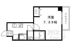 京都府京都市北区紫野上築山町（賃貸マンション1K・3階・22.68㎡） その2