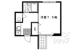 寿苑ビル 1Kの間取図画像