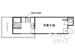 ソリオ・I 5階1Kの間取り