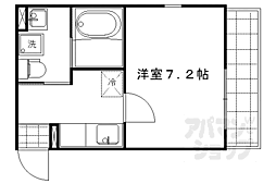 エスパス白梅町 3C 3階1Kの間取り