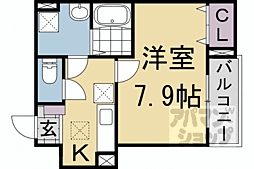 京都市営烏丸線 北大路駅 徒歩24分 1階/-