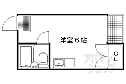 オリオンプラザ 1Kの間取図画像