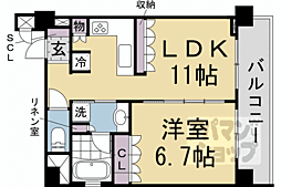 リーガル京都御所西V 2階/203