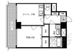 京都市営烏丸線 四条駅 徒歩10分 8階/-