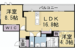 京都市営烏丸線 北山駅 徒歩10分の賃貸アパート