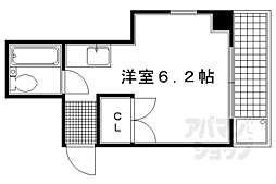 サイトウビル 1Kの間取図画像