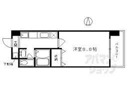 京都市営烏丸線 四条駅 徒歩7分 13階/-