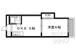 ヴィラビアンカ3 1DKの間取図画像