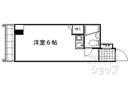 メゾンカミゴリョー ワンルームの間取図画像