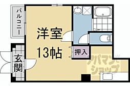 アーバンレジデンス神山台 1DKの間取図画像